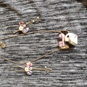 💥NWOT Y2K Betsey Johnson Popular Dog Face Necklace and Earring Set!💥